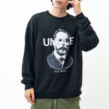 ブラック | クルーネック 長袖 BIG スウェット UNCLE | MODISH GAZE
