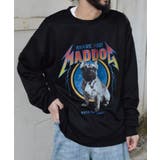 裏毛 クルーネック 長袖 BIG スウェット MAD DOG | MODISH GAZE | 詳細画像14 