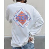 オフホワイト | 裏毛 クルーネック 長袖 スウェット STRENGTH | MODISH GAZE