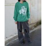 Sカレッジロゴ裏毛スウェット | MODISH GAZE | 詳細画像4