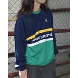 バイカラー切替スウェット | MODISH GAZE | 詳細画像3