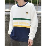 バイカラー切替スウェット | MODISH GAZE | 詳細画像6