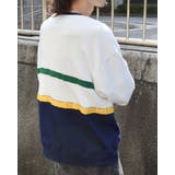 バイカラー切替スウェット | MODISH GAZE | 詳細画像7