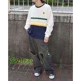 バイカラー切替スウェット | MODISH GAZE | 詳細画像8