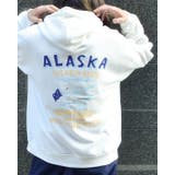 オフホワイト | ALASKAバックプリントパーカー | MODISH GAZE