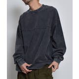 スノーウォッシュコットンドロストプルオーバーロンT | MODISH GAZE | 詳細画像13