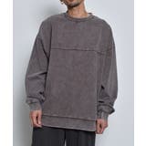 スノーウォッシュコットンドロストプルオーバーロンT | MODISH GAZE | 詳細画像4