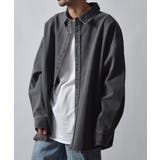 スノーウォッシュヴィンテージ風コットンシャツ | MODISH GAZE | 詳細画像17