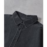 スノーウォッシュヴィンテージ風コットンシャツ | MODISH GAZE | 詳細画像28