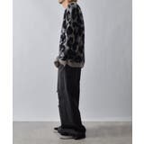 レオパードショートシャギークルーネックラグランニット | MODISH GAZE | 詳細画像13 