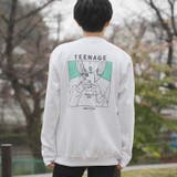 線画キャンディガール イラスト スウェットトレーナー | MODISH GAZE | 詳細画像3 