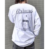 シロモク | スモーキングガール Relaxed ロンT | MODISH GAZE