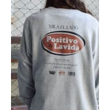 オーバルロゴ Positivo de Lavida 裏毛スウェット | MODISH GAZE | 詳細画像13