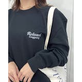 スモーキングガールRelaxed裏毛トレーナー | MODISH GAZE | 詳細画像24