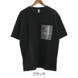 PVCポケット＆バックプリント Tシャツ(薔薇 ローズ)  | MODISH GAZE | 詳細画像7 
