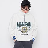 MINNESOTAハーフジップビッグスウェットトレーナー | MODISH GAZE | 詳細画像10