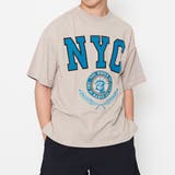 メンズ ロゴプリント NYC 半袖Tシャツ | MODISH GAZE | 詳細画像3 