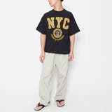 メンズ ロゴプリント NYC 半袖Tシャツ | MODISH GAZE | 詳細画像7 