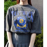 チャコール | エンブレム ピグメントＴシャツ | MODISH GAZE