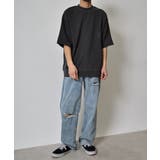 ピグメント裏毛ダメージスウェットTシャツ | MODISH GAZE | 詳細画像6 