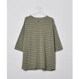 ピグメントオーバーダイ ボーダー キーネックTシャツ | MODISH GAZE | 詳細画像19