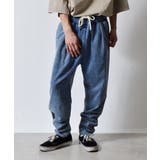 ケミカルウォッシュスウェットイージータックテーパードパンツ | MODISH GAZE | 詳細画像3 