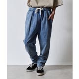 ケミカルウォッシュスウェットイージータックテーパードパンツ | MODISH GAZE | 詳細画像4 