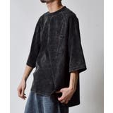スノーウォッシュラグランポケット付きコットン半袖Tシャツ | MODISH GAZE | 詳細画像6