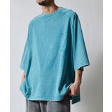 スノーウォッシュラグランポケット付きコットン半袖Tシャツ | MODISH GAZE | 詳細画像9