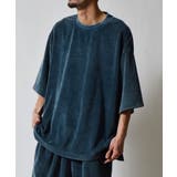 スノーウォッシュクルーネックパイルTシャツ | MODISH GAZE | 詳細画像7