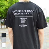 LIFEバックレタリング半袖Tシャツ | MODISH GAZE | 詳細画像1 