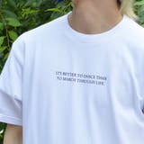 LIFEバックレタリング半袖Tシャツ | MODISH GAZE | 詳細画像6 