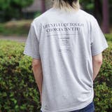 グレー | LIFEバックレタリング半袖Tシャツ | MODISH GAZE