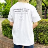ホワイト | LIFEバックレタリング半袖Tシャツ | MODISH GAZE