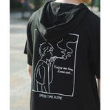 線画 Just Relax半袖Tパーカー | MODISH GAZE | 詳細画像4