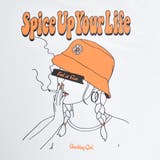 ホワイト | スモーキングガールT SPICE UP | MODISH GAZE