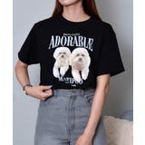 アニマルプリントTシャツ DOGプリント | ＆soiree | 詳細画像10 