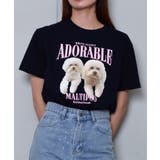 アニマルプリントTシャツ DOGプリント | ＆soiree | 詳細画像3 