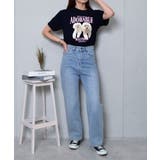 アニマルプリントTシャツ DOGプリント | ＆soiree | 詳細画像4 