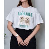 アニマルプリントTシャツ DOGプリント | ＆soiree | 詳細画像6 
