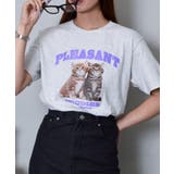 アニマルプリントTシャツ  CATプリント | ＆soiree | 詳細画像9 