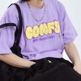 パープル | グラフィックプリントTシャツ COMFY  | MODISH GAZE