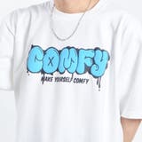 ホワイト | グラフィックプリントTシャツ COMFY  | MODISH GAZE