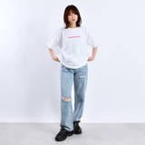 グラフィックロゴプリントTシャツ 発泡プリント | MODISH GAZE | 詳細画像20 