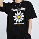 ブラック | プリントTシャツ デイジープリント Possibility | MODISH GAZE