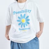 ホワイト | プリントTシャツ デイジープリント Possibility | MODISH GAZE