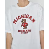 MICHIGANクマプリントTシャツ | ＆soiree | 詳細画像2 