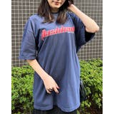 ネイビー | flashback ピグメントTシャツ | MODISH GAZE