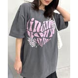 スミクロ | ハート ピグメントTシャツ | MODISH GAZE