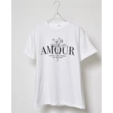 AMOUR 花柄プリントTシャツ | ＆soiree | 詳細画像19 